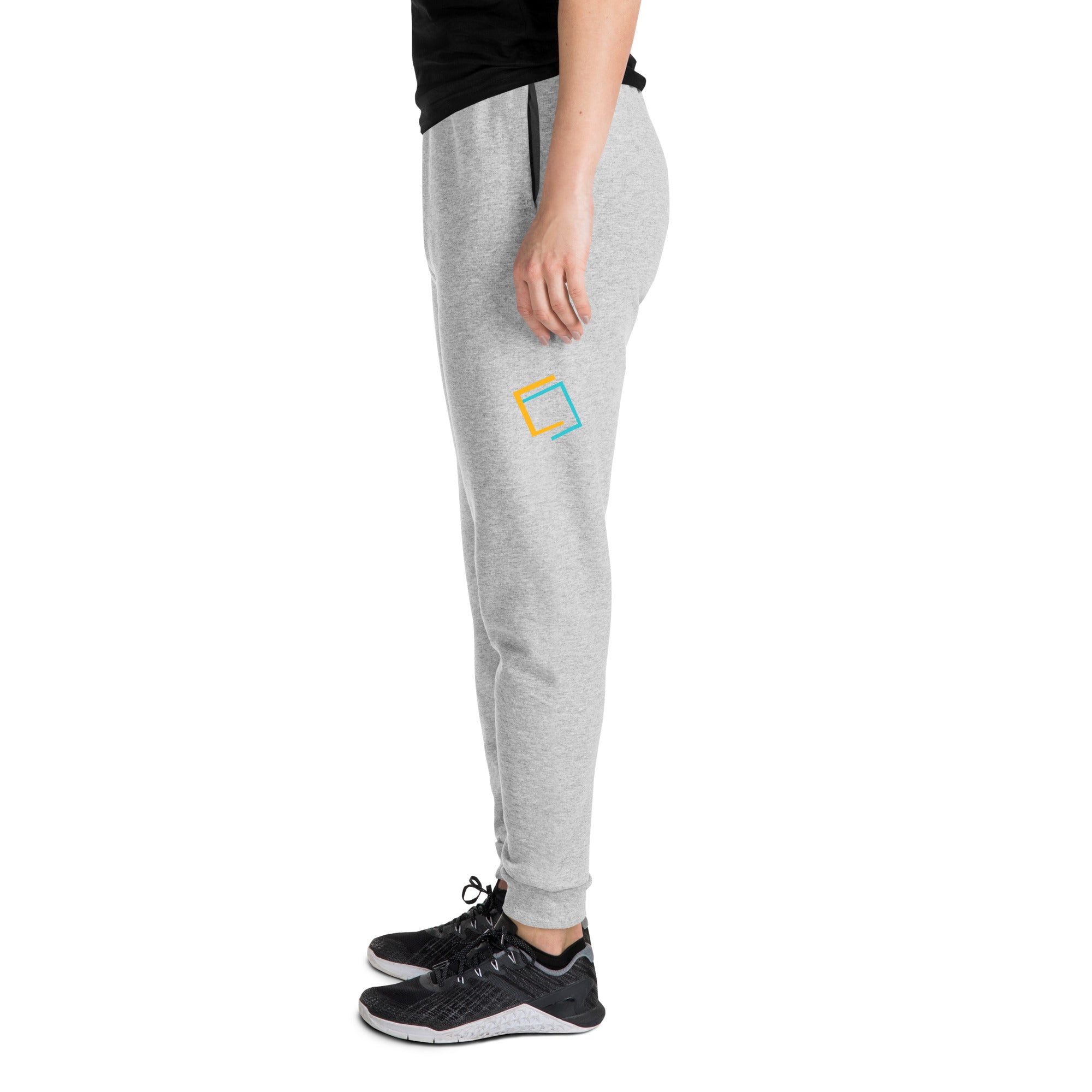 Unisex Joggers with Geometric Pattern